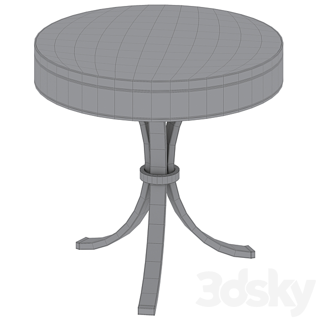 Side table EUGENE by Frato 3dsMax Model - thumbnail 5