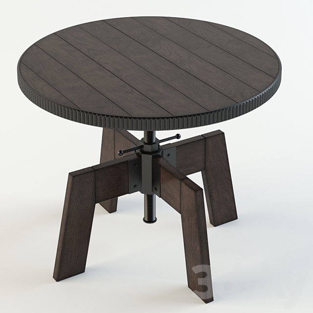 Side table Hammary High-low 3DS Max Model - thumbnail 2