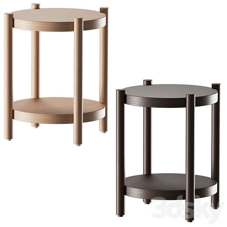 Side table LISTERBY LISTERBY IKEA 3DS Max Model - thumbnail 1