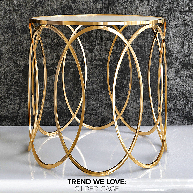 Side table luxury_4 3DS Max - thumbnail 1