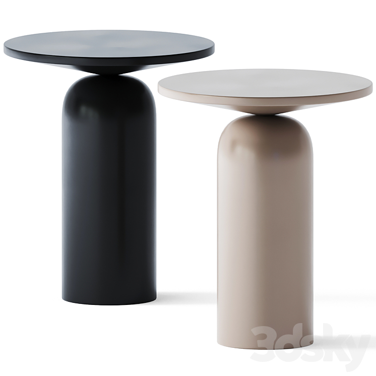 Side Table Martini by CB2 3DS Max - thumbnail 1