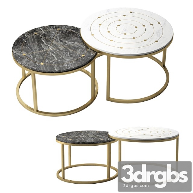 Side table mystic round 2 3dsmax Download - thumbnail 1