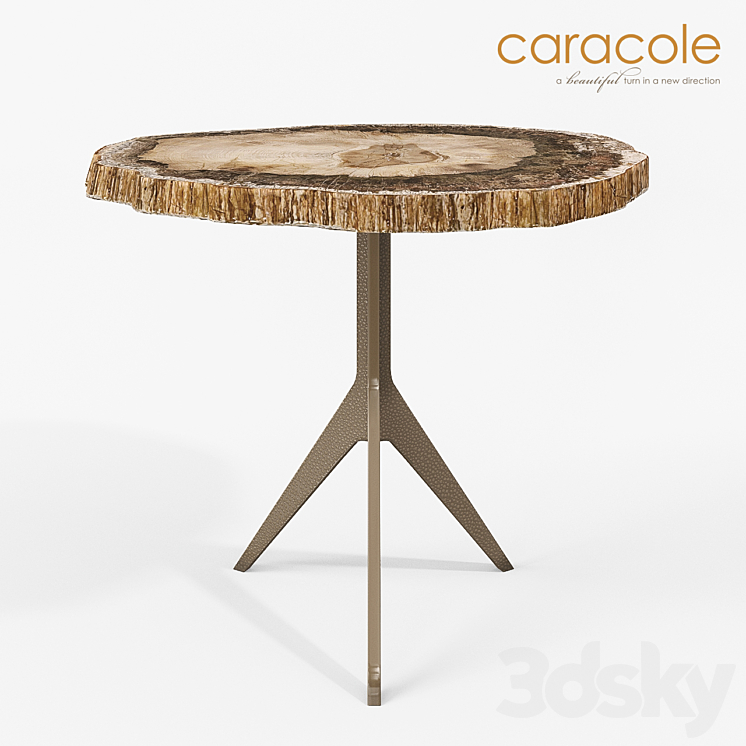 Side table Sis-Boom-Bah Caracole 3DS Max - thumbnail 1