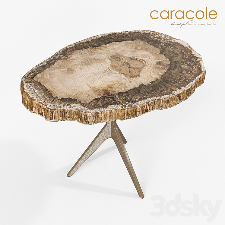 Side table Sis-Boom-Bah Caracole 3DS Max - thumbnail 2