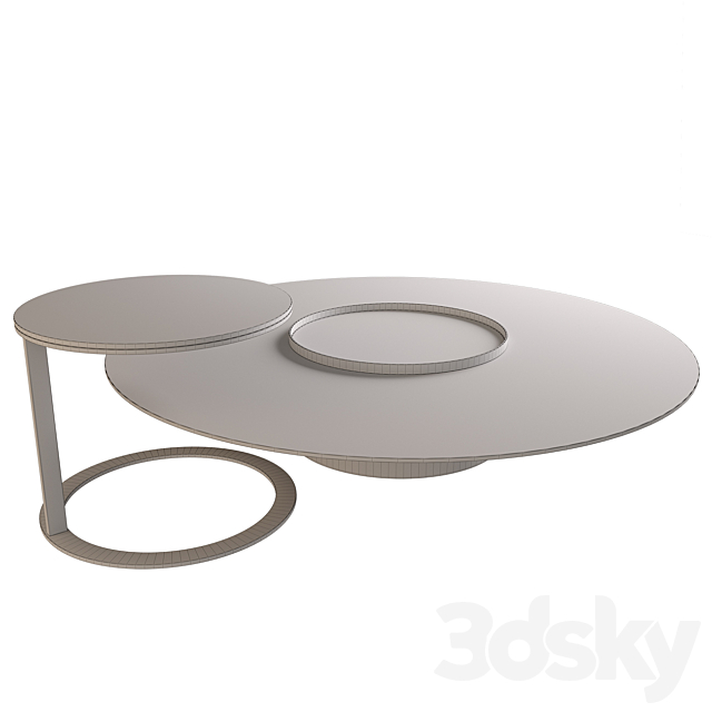 Side table TETHYS By Living Divani 3DSMax File - thumbnail 2