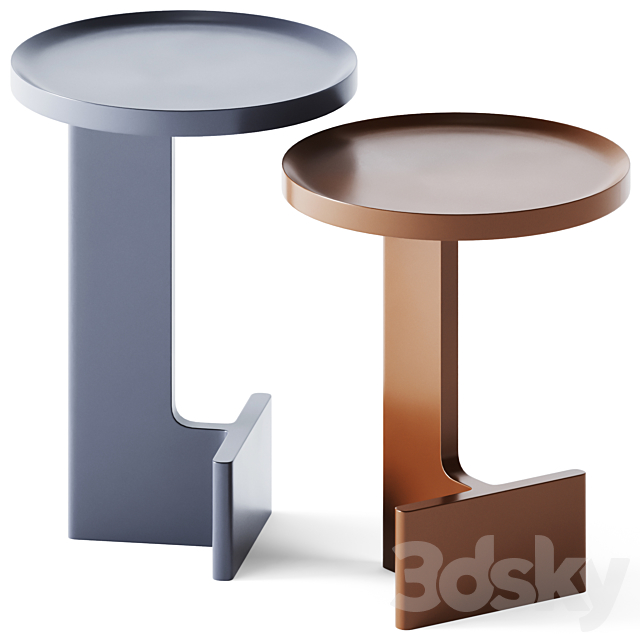 Side Tables Beam by Ariake 3DSMax File - thumbnail 2