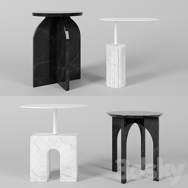 Side tables by Aparentment 3DSMax File - thumbnail 1