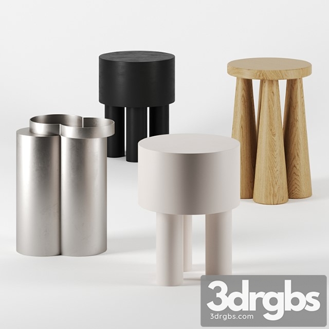 Side tables by garde shop 2 3dsmax Download - thumbnail 1