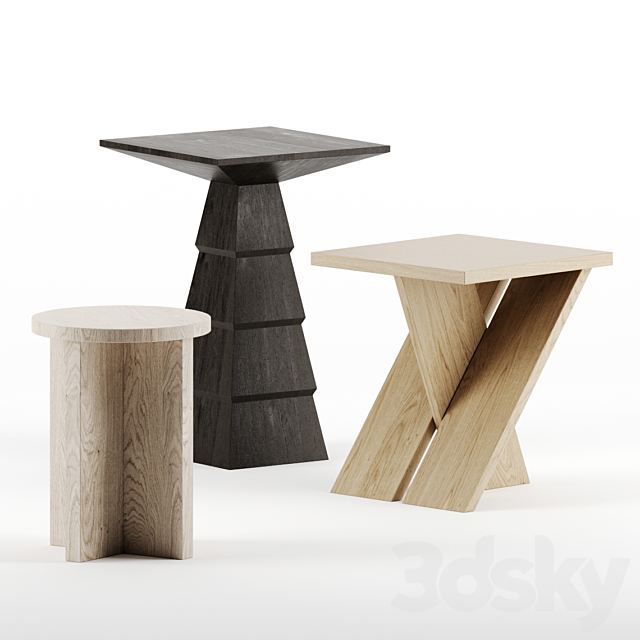 Side tables set by Atelier de Troupe 3DSMax File - thumbnail 1