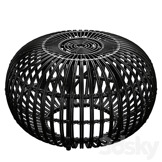 Sika-Design Franco Albini Ottoman 3DSMax File - thumbnail 2