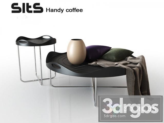 Sits Handy Coffee Table 3dsmax Download - thumbnail 1