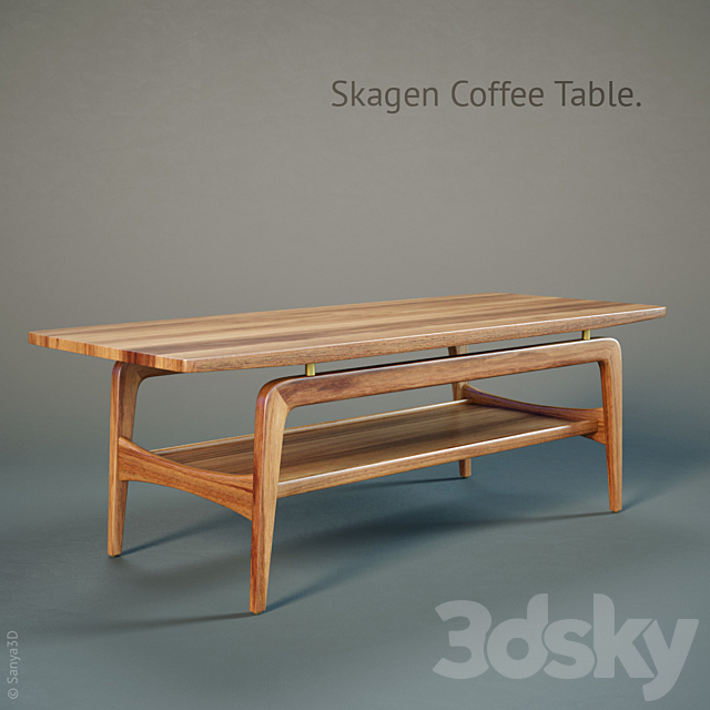 Skagen Coffee Table by Design Within Reac 3DSMax File - thumbnail 1