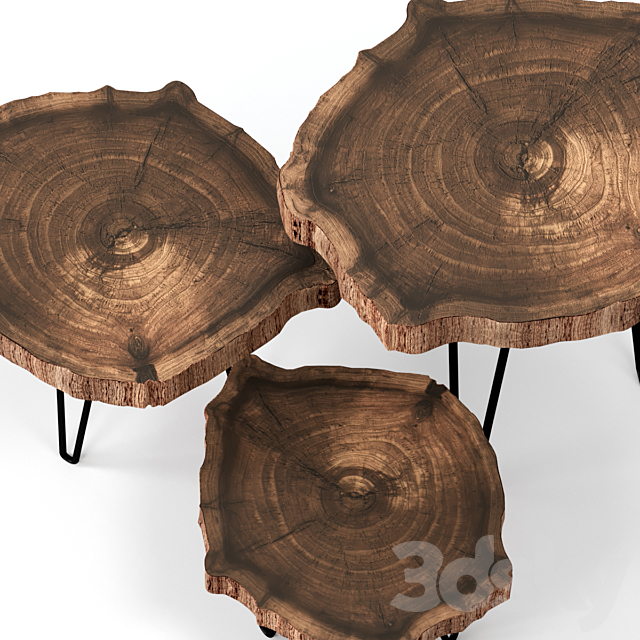 Slab coffee tables. 3DSMax File - thumbnail 2