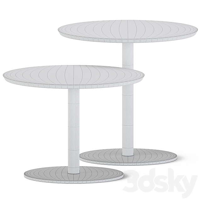 Small Cofee Tables I by Bentu Design 3DSMax File - thumbnail 2