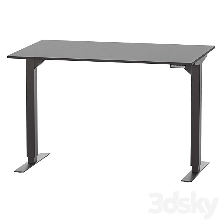 Smartdesk MAIDeSITe Elektrisch 3DS Max Model - thumbnail 2