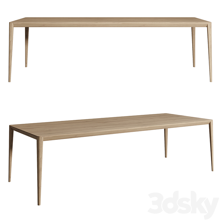 Smith Table by SP01 3DS Max Model - thumbnail 3