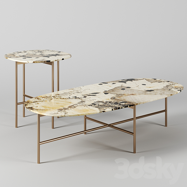 Soap tables by Tacchini 3DSMax File - thumbnail 1