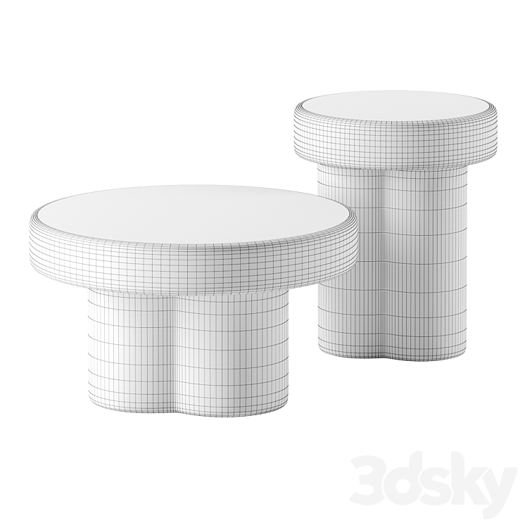 Soda coffee tables by Miniforms 3DS Max Model - thumbnail 2