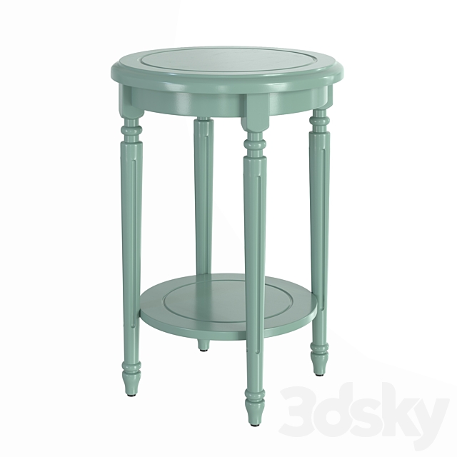 Sofa table Baudry La Redoute 3ds Max - thumbnail 1