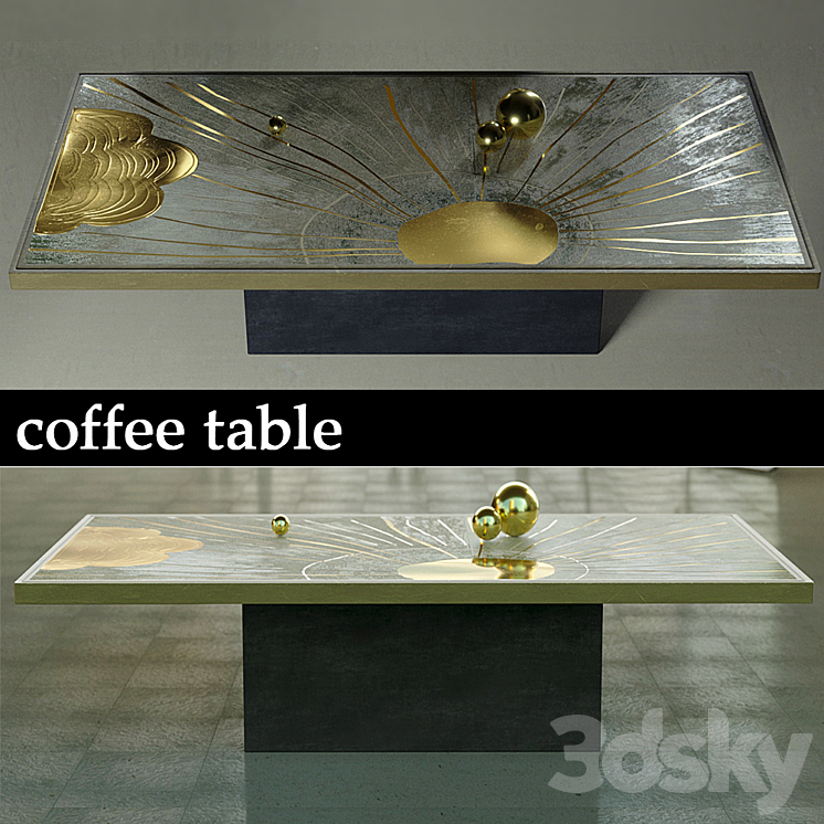 Soffee table 3DS Max - thumbnail 1