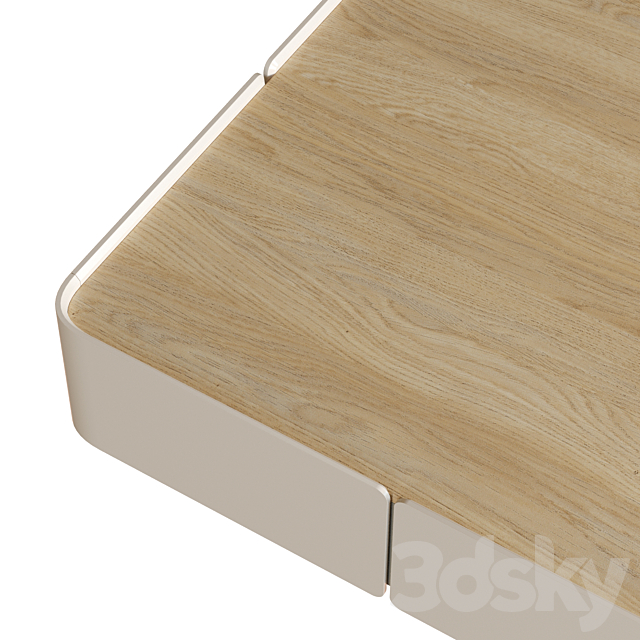 Soho Coffee Table 3DS Max Model - thumbnail 4