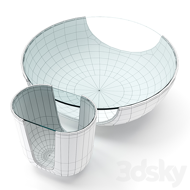 Soleil Tables by Mitchell Gold + Bob Williams 3DSMax File - thumbnail 5