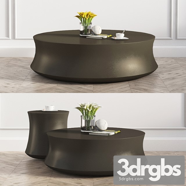 Soori coffee table poliform 2 3dsmax Download - thumbnail 1