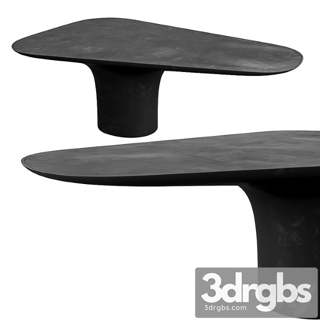 Sors Nr Low Black Table 3dsmax Download - thumbnail 1