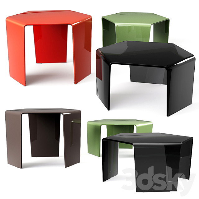 Sovet Italia Coffee Table 3 feet 3DSMax File - thumbnail 1