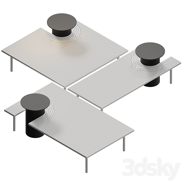 Spacetime Table by Dmitry Kozinenko 3DS Max Model - thumbnail 1