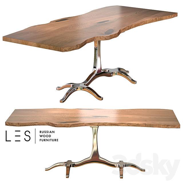 Speel Slab dining table 3DSMax File - thumbnail 1