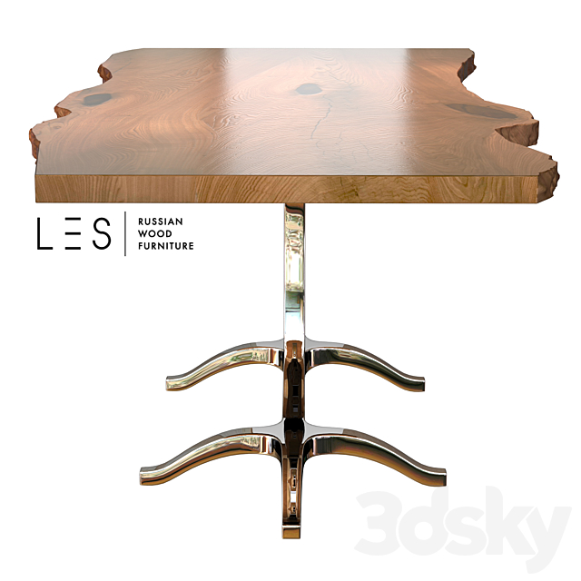 Speel Slab dining table 3DSMax File - thumbnail 3