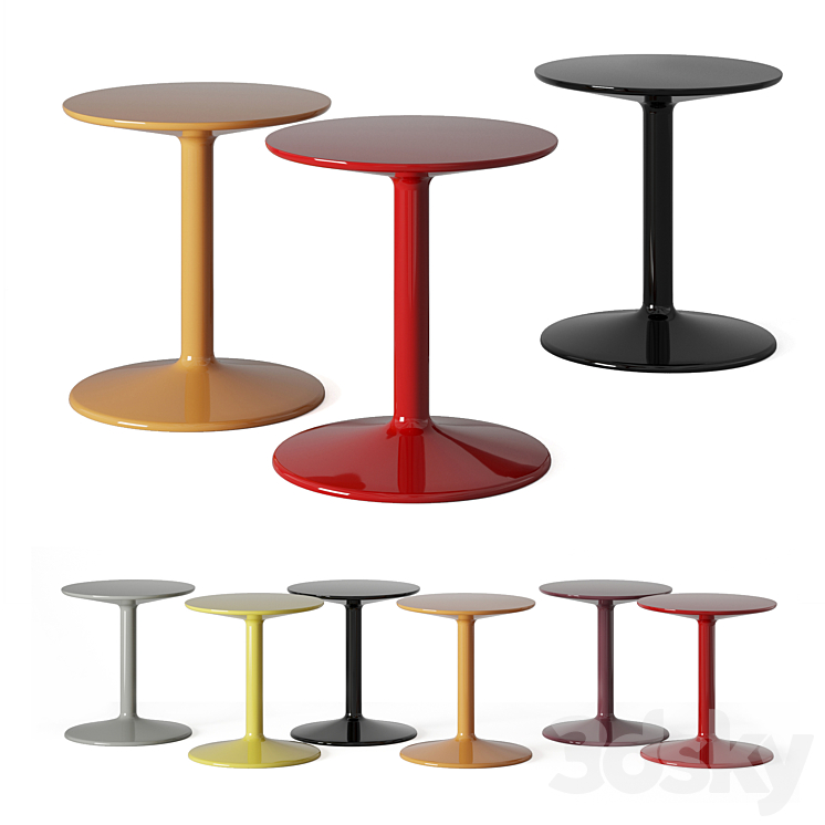 Spool table set. B&B Italia 3DS Max - thumbnail 1