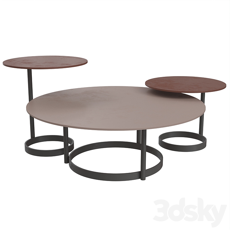 Sposa Coffee Table By Jori 3DS Max Model - thumbnail 1