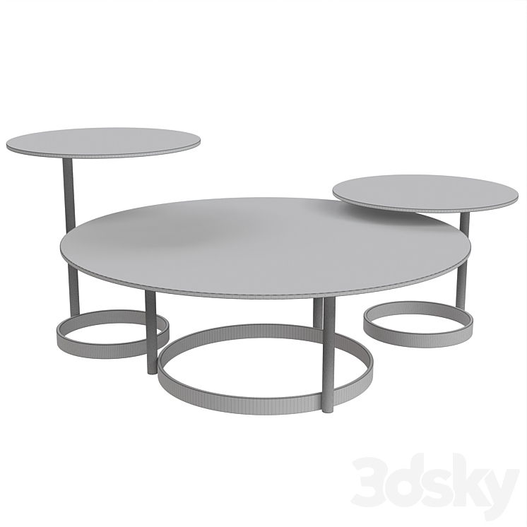 Sposa Coffee Table By Jori 3DS Max Model - thumbnail 2