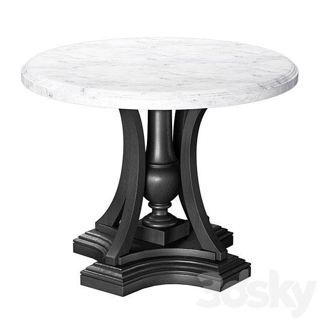 ST. JAMES MARBLE ROUND ENTRY TABLE. RH 3DSMax File - thumbnail 2