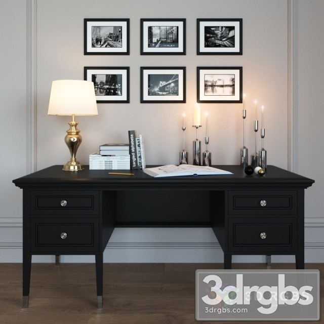 Stafford Desk 3dsmax Download - thumbnail 1