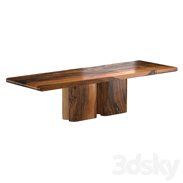 Stardust Dining Table 3ds Max - thumbnail 2