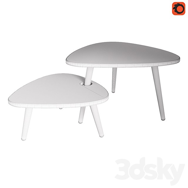 Stilgrey coffee table 3DSMax File - thumbnail 3