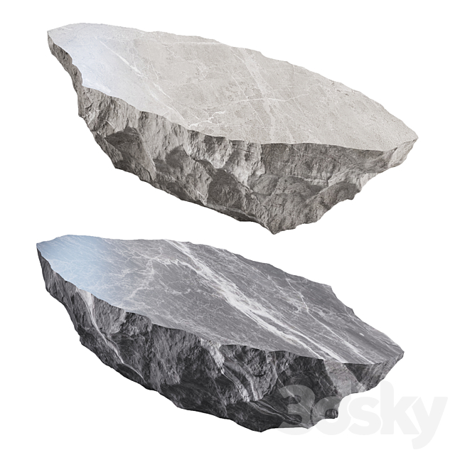 Stone table 3DSMax File - thumbnail 1