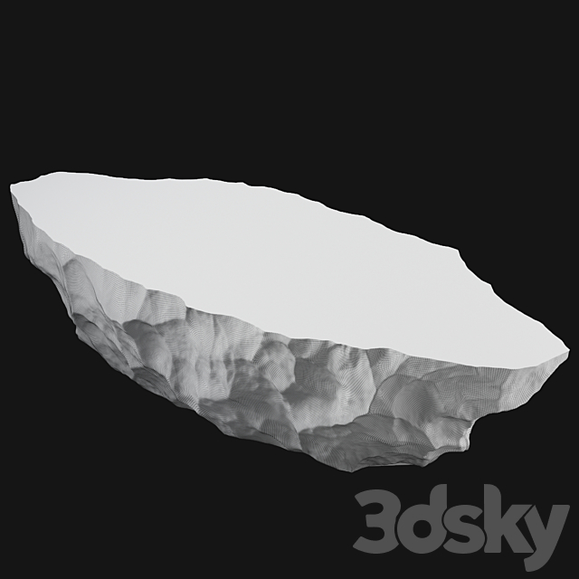 Stone table 3DSMax File - thumbnail 3