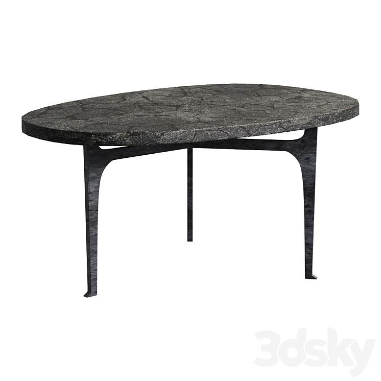 Stonehenge coffee table with stone top Coffee table coffee table 3DS Max Model - thumbnail 1