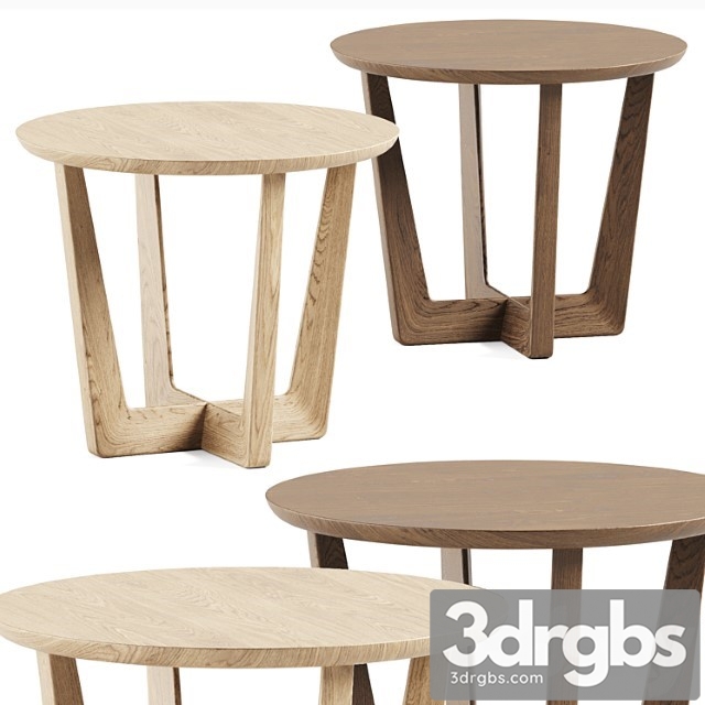 Stowe Side Table West Elm Kofeinyi Stolik 3dsmax Download - thumbnail 1