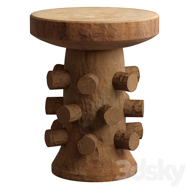 Stub Side Table Pols Potten 3ds Max - thumbnail 3