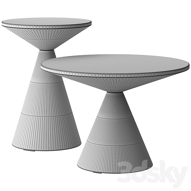 Studio Cone Coffee and Side Table 3ds Max - thumbnail 3