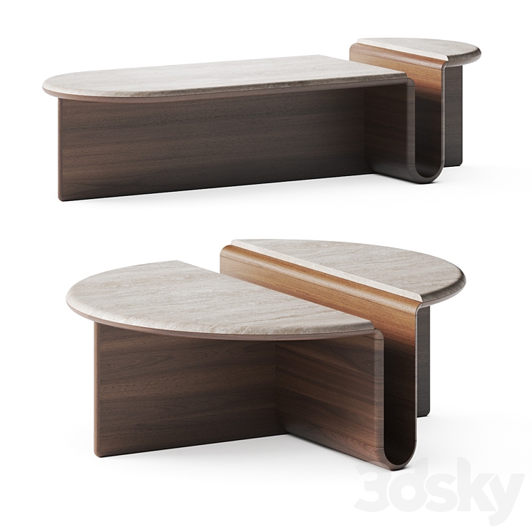 Studio Kali Kanyon Coffee Tables 3DS Max Model - thumbnail 1