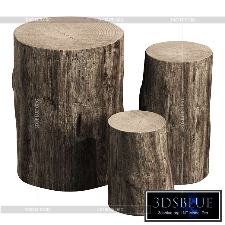 Stump tables 3DS Max - thumbnail 3