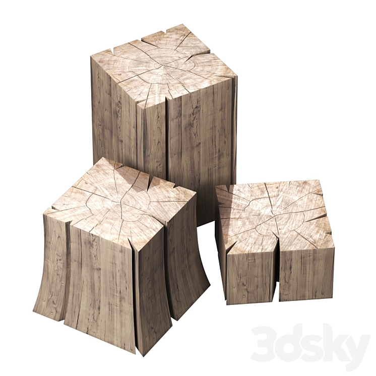 Stump tables 3DS Max - thumbnail 2