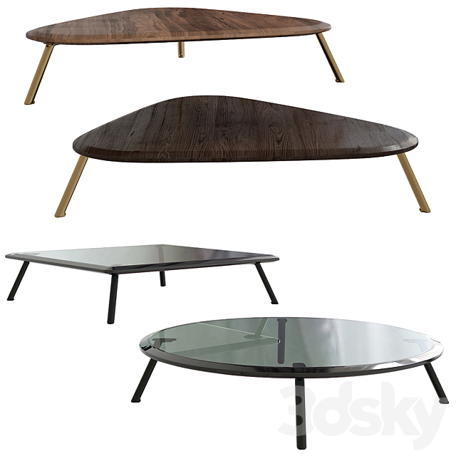 Sullivan minotti coffee tables 3DSMax File - thumbnail 1