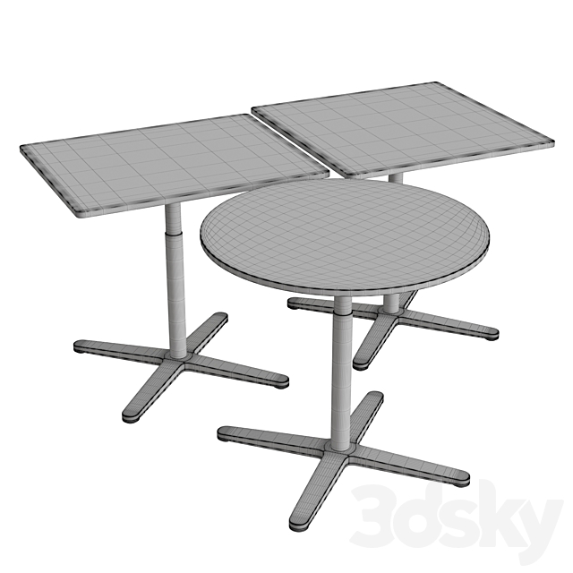 Super fold table 3DSMax File - thumbnail 2